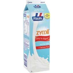 Pauls Zymil Low Fat Lactose Free Milk 1L