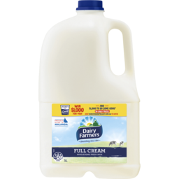 Dairy Farmers Full Cream Milk 3L