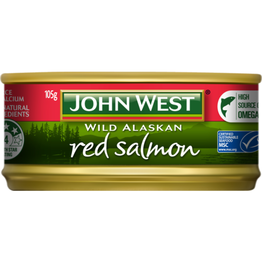 John West Wild Alaskan Red Salmon 105G