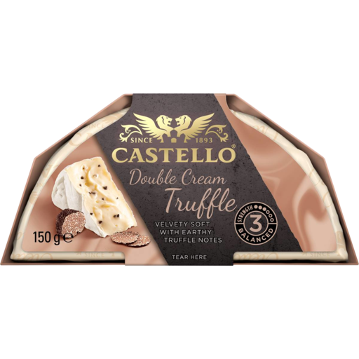 Castello Soft Double Cream Truffle Cheese 150G