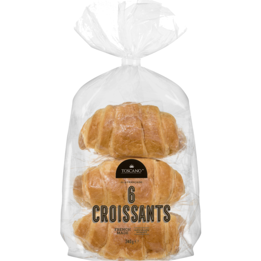 Toscano Croissants 6 Pack 240G