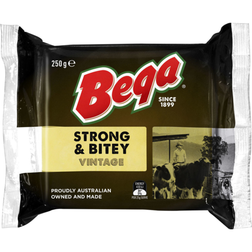 Bega Strong & Bitey Vintage Cheese Block 250