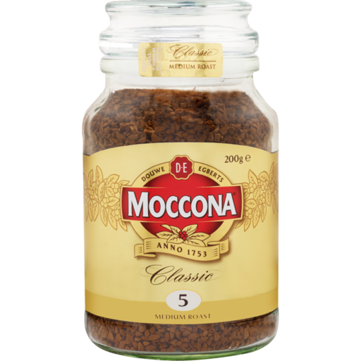 Moccona Freeze Dried Coffee Classic Medium Roast 200G
