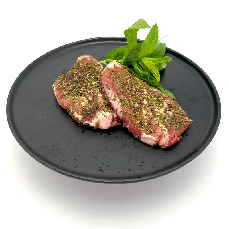 Pork Scotch Fillet Steak with Herbs (2pcs) (approx. 380g - 420g)