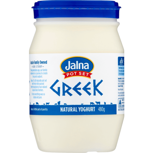 Jalna Greek Natural Yoghurt 480G