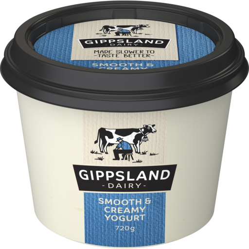 Gippsland Smooth & Creamy Yoghurt 720G