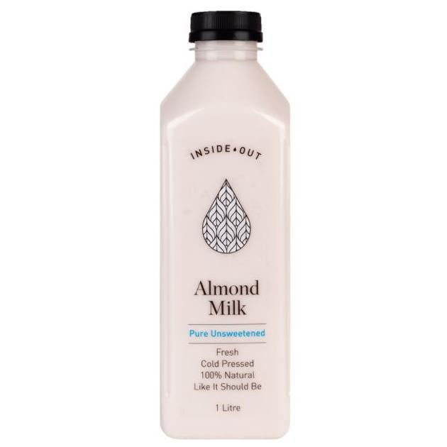 Bottle of 1lt Inside Out - Almond Milk Unsweetened 