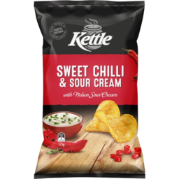 Kettle Sweet Chilli & Sour Cream Potato Chips 175G