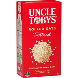 Uncle Tobys Australian Traditional Rolled Oats 1Kg