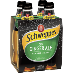 Schweppes Dry Ginger Ale 4X300ml