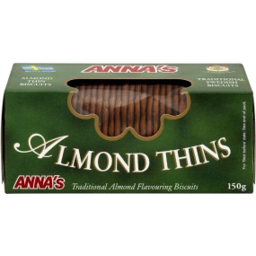 Anna's Original Almond Thins 150G