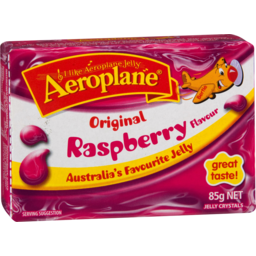Aeroplane Raspberry Flavoured Jelly Crystals 85G