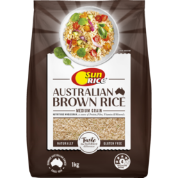 Sunrice Australian Brown Medium Grain Rice 1Kg – Bundlfresh
