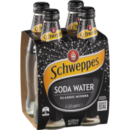 Schweppes Soda Water 4X300ml