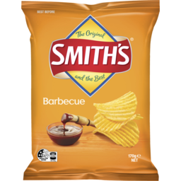 Smith's Crinkle Cut Bbq Potato Chips 170G